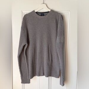 Nautica Jeans Vintage Mens Ribbed Long Sleeve Crew Neck Sweater Patch Cotton XXL